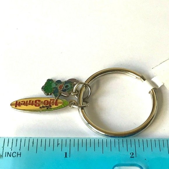 Vintage Disney Lilo & Stitch Keychain Keyring Aulani Ohana Disneyana - Picture 7 of 7